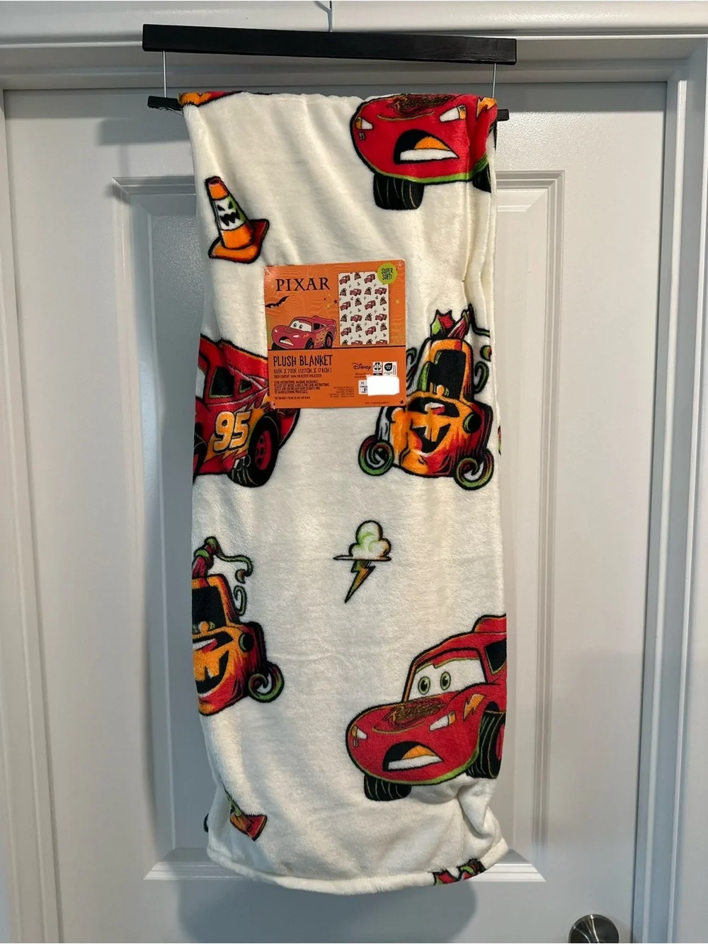 Disney Pixar Cars Lightning McQueen Halloween Blanket